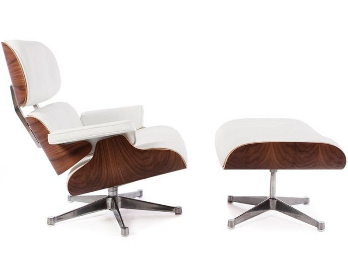 Replica eames best sale chair white